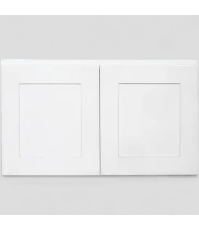 46744 Reliabilt Fairplay 30"W White Wall Cabinet