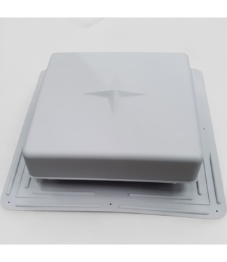 46759 Square-Top Roof Louver Static Roof Vent 10-Pack