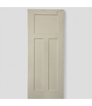 46780 3-Panel Primed Interior Door 32"W x 80"H