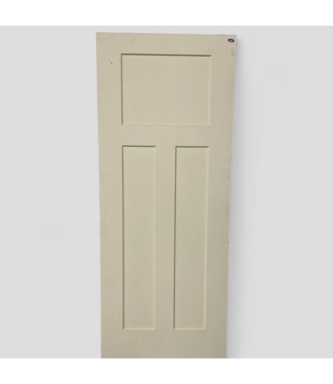 46780 3-Panel Primed Interior Door 32"W x 80"H