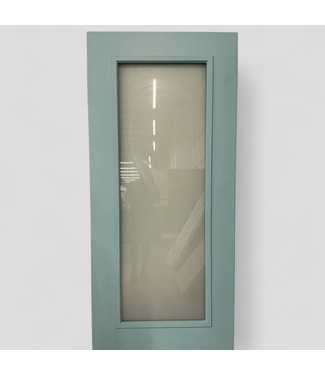 46782 Caribbean Blue Full Lite Exterior Door 35.75"W x 79"H