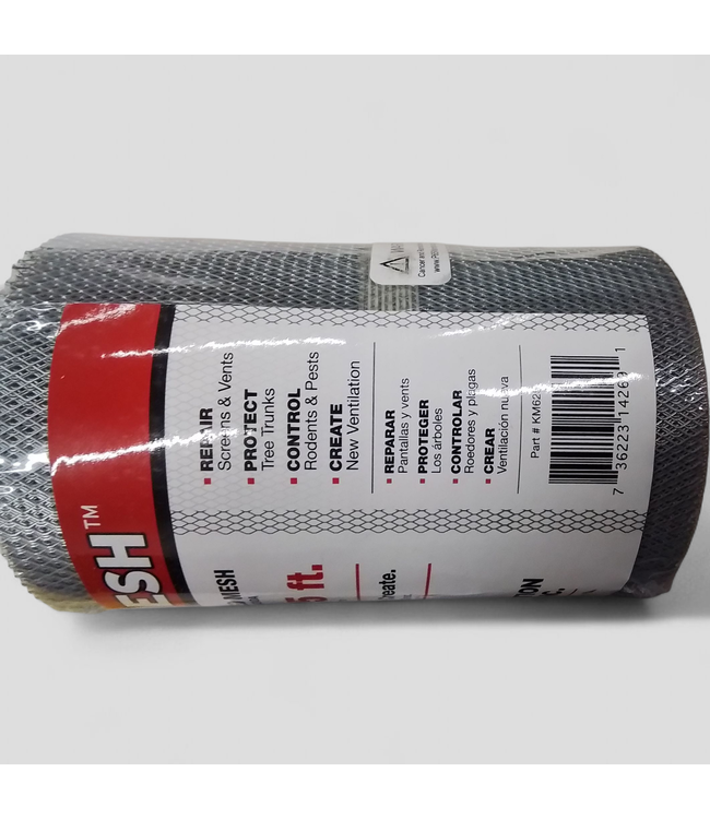 46785 Kwikmesh 1/8 in. Galvanized Mesh 6 in x 25 ft