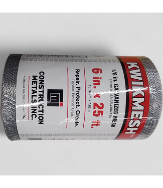 46785 Kwikmesh 1/8 in. Galvanized Mesh 6 in x 25 ft