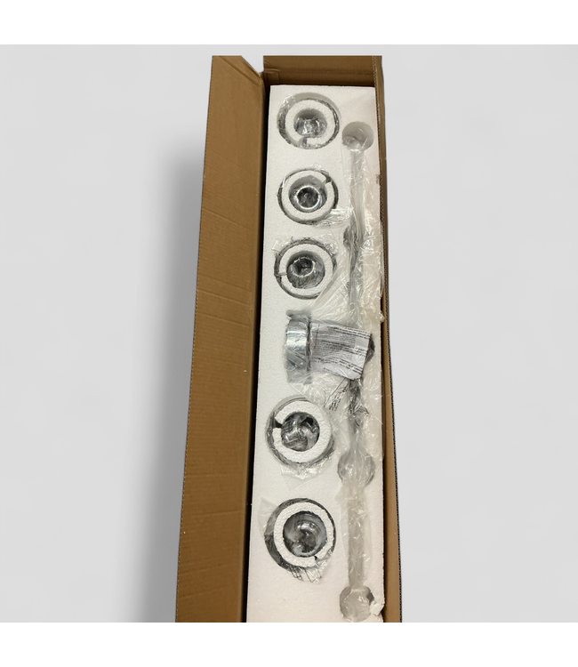 46795 LTMATE Jazava 38" 5-Light Chrome Vanity Light