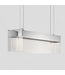 46799 Modern Chrome Rectangular LED Pendant Light