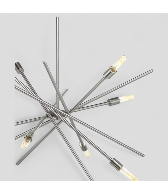 46821 Progress Lighting Astra Steel 8-Light Chandelier