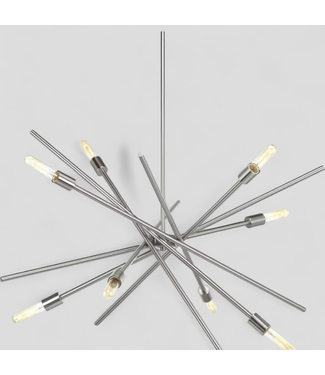 46821 Progress Lighting Astra Steel 8-Light Chandelier