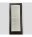 46827 Black Full-Lite Frosted Glass Interior Door 32" x 80"