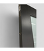 46827 Black Full-Lite Frosted Glass Interior Door 32" x 80"
