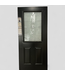 46859 Calista Black 1/2 Lite Exterior Door 35.75" x 79"