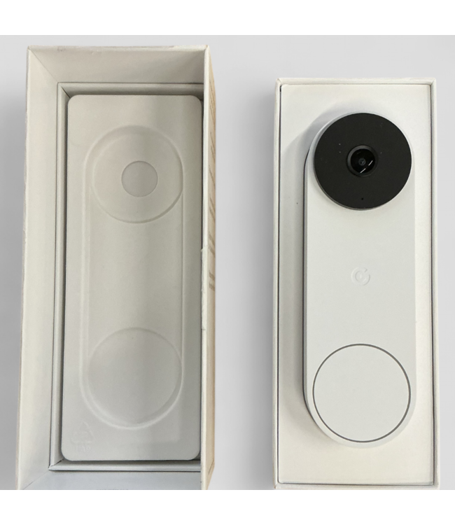46873 Google Nest Video Doorbell Wired 2nd Gen Snow
