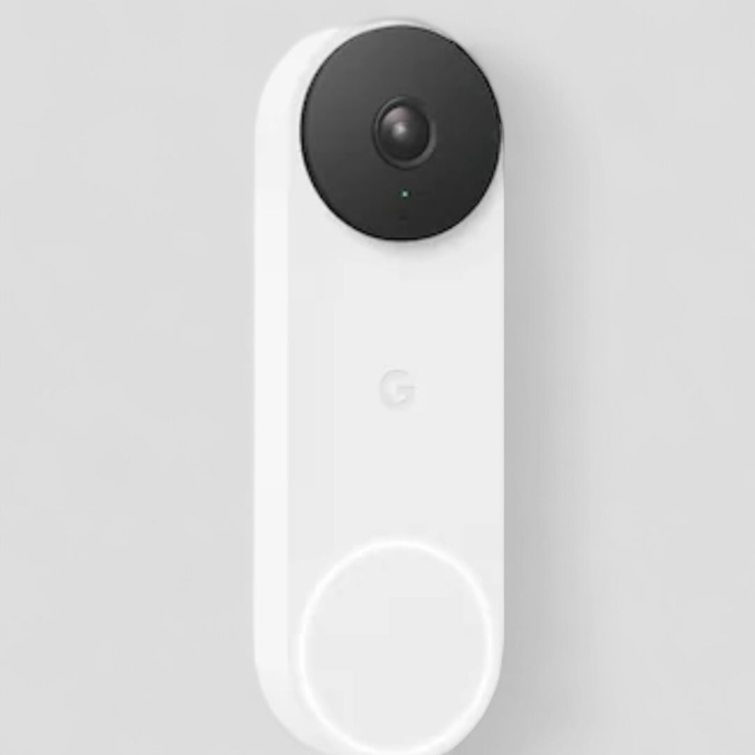 46873 Google Nest Video Doorbell Wired 2nd Gen Snow - Bud's Warehouse