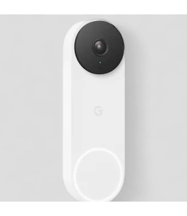 46873 Google Nest Video Doorbell Wired 2nd Gen Snow