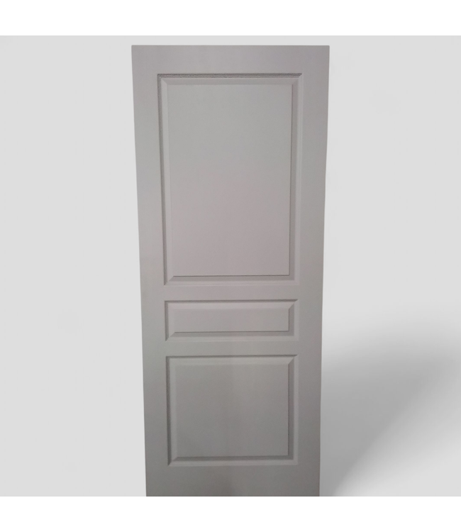 46879 3-Panel Primed Hollow Core Slab Door 31.75"W x 80"H
