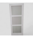 46880 3-Panel Frosted Glass Interior Door 32"W x 80"H