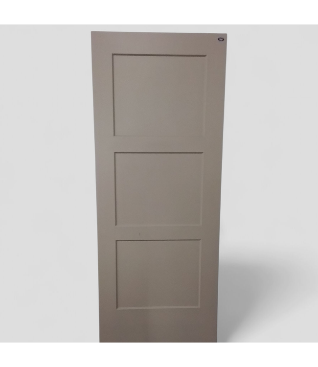 46884 3-Panel Light Brown Interior Door 32"W x 80"H