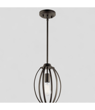 46897 Kichler Tao 1 -Light Pendant Olde Bronze