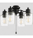 46898 Craftmade 4-Light Black Ceiling Fan Light Kit