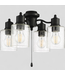 46898 Craftmade 4-Light Black Ceiling Fan Light Kit