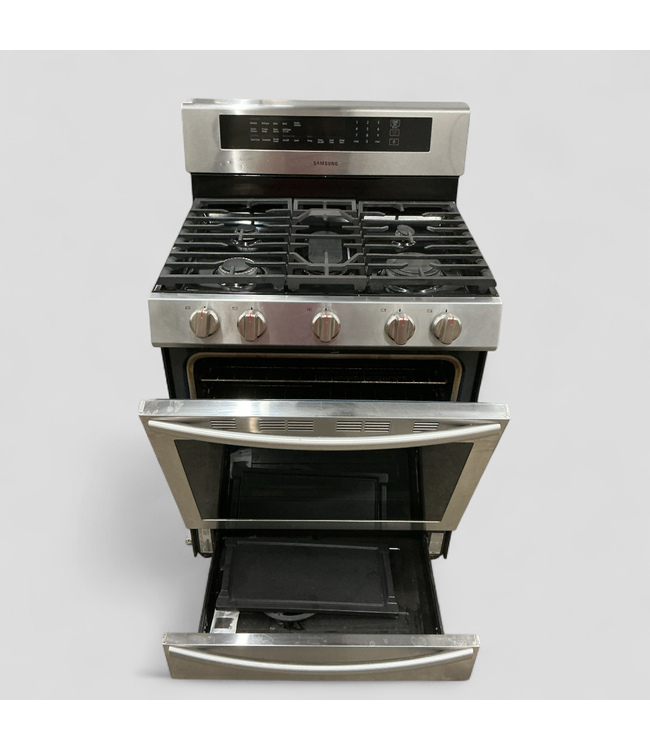 46906 Samsung Freestanding Stainless Gas Range 6.0 cu.ft.