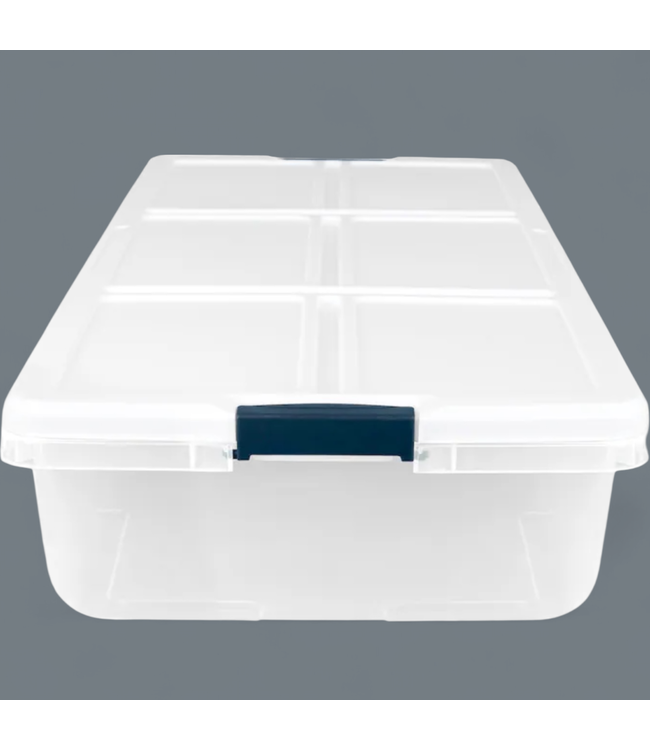 46909 Project Source Plastic Storage Tote 52 qt.
