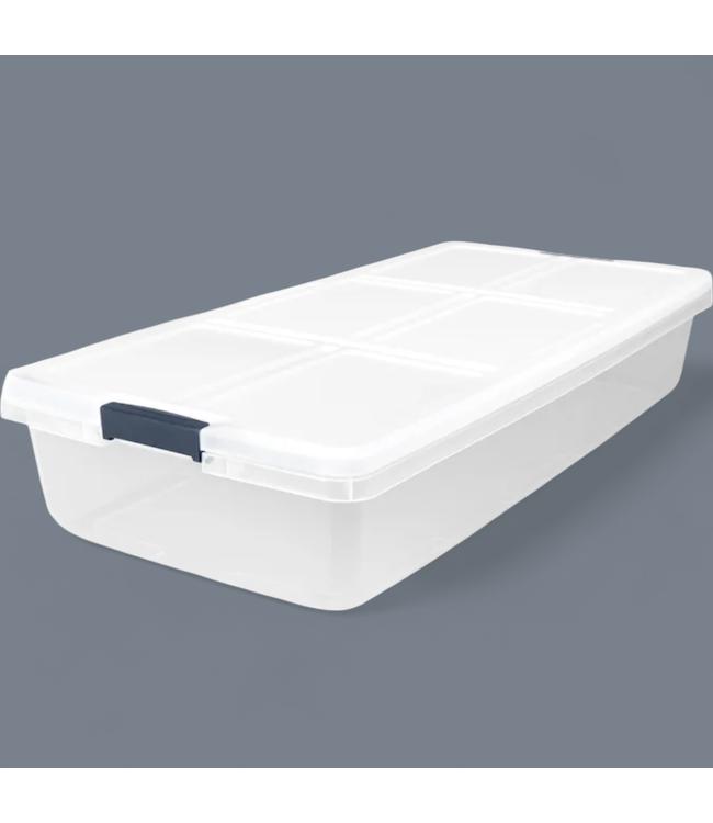 46909 Project Source Plastic Storage Tote 52 qt.