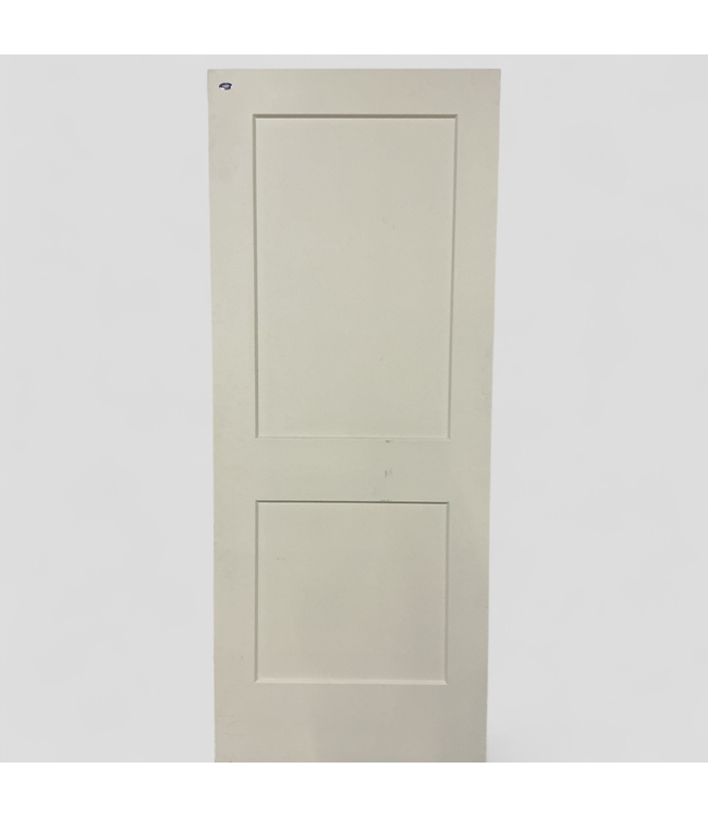 46945 Off-White 2-Panel Hollow Core Interior Door 32" x 80"
