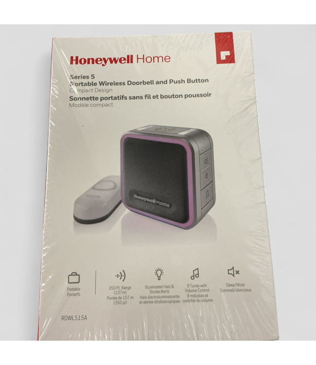 47005 Honeywell Home Portable Wireless Doorbell