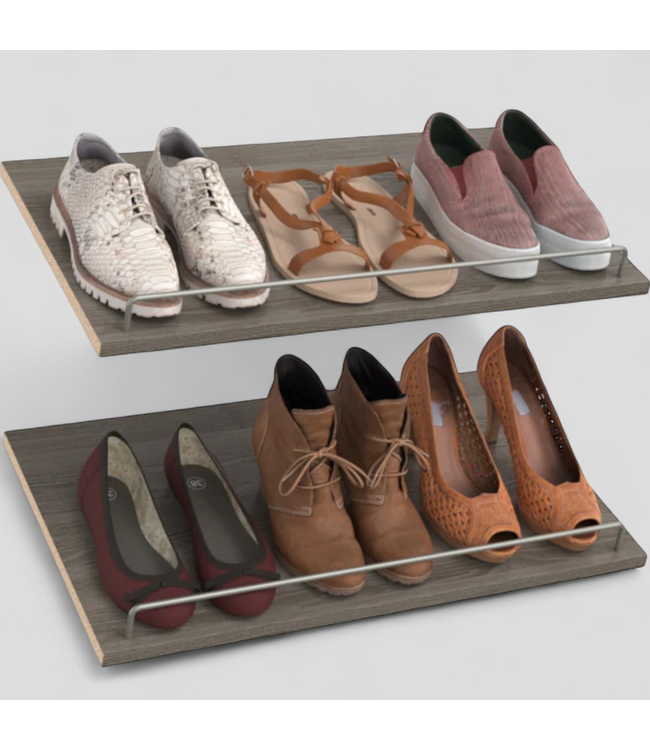 47007 ClosetMaid Brightwood Shoe Shelf