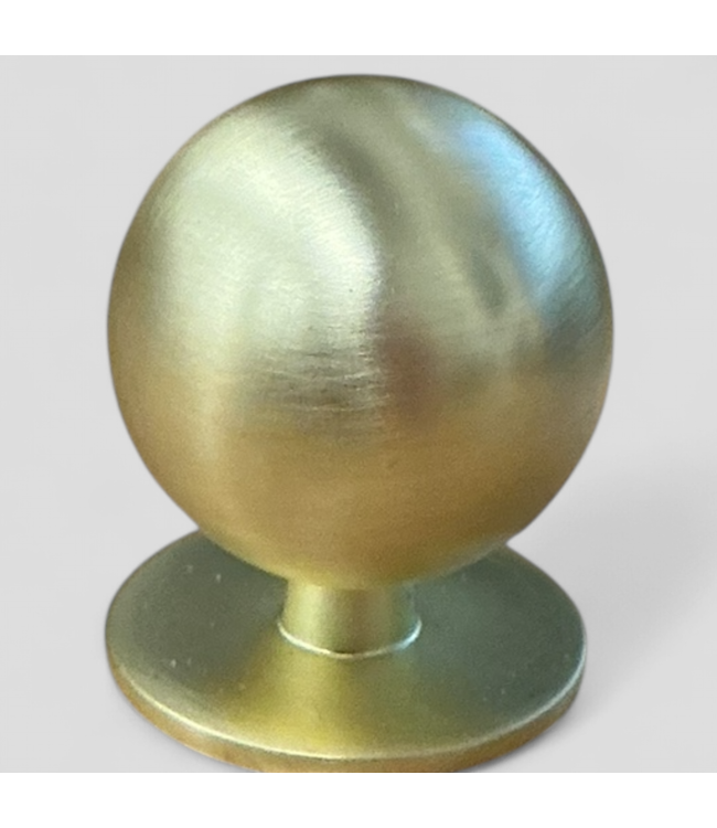 47017 Art & Design Brushed Brass Drawer Knobs 12-pack