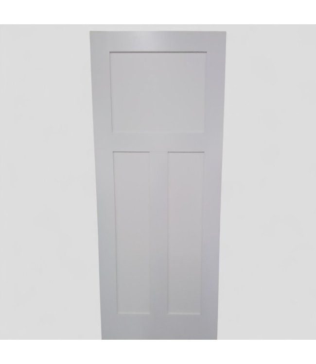 47064 Shaker-Style 3-Panel Primed Interior Door 32"W x 80"H