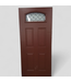 47089 Sheldon Umber 1/4 Lite Exterior Door 35.75" x 79"