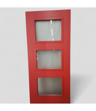 47107 Jeld-Wen Steel Full-Lite 3-Panel Exterior Door 36"W