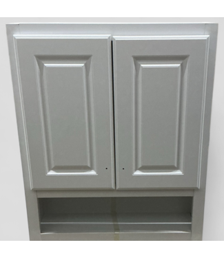 47114 Project Source True White Bathroom Wall Cabinet
