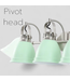 47117 Jonathan Y Phineas 3-Light Mint Green Vanity Light