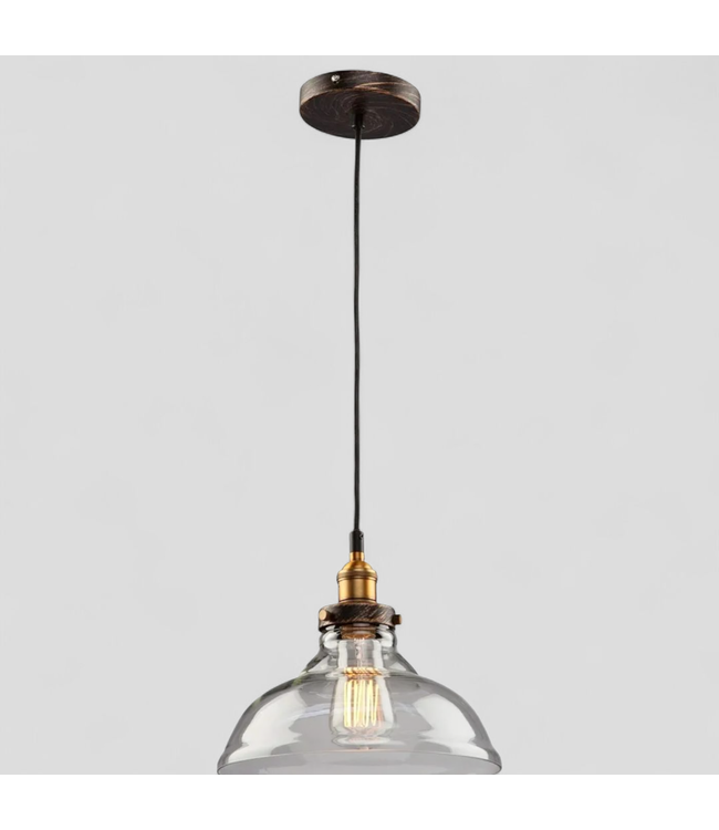 47193 Greenwich 1 -Light Oil Rubbed Bronze Pendant