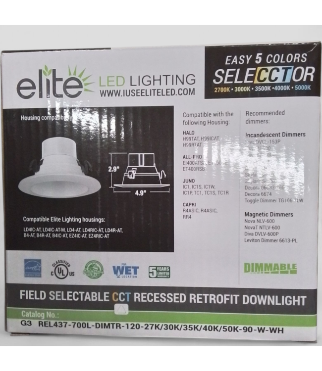 47194 Elite 4" Recessed Downlight