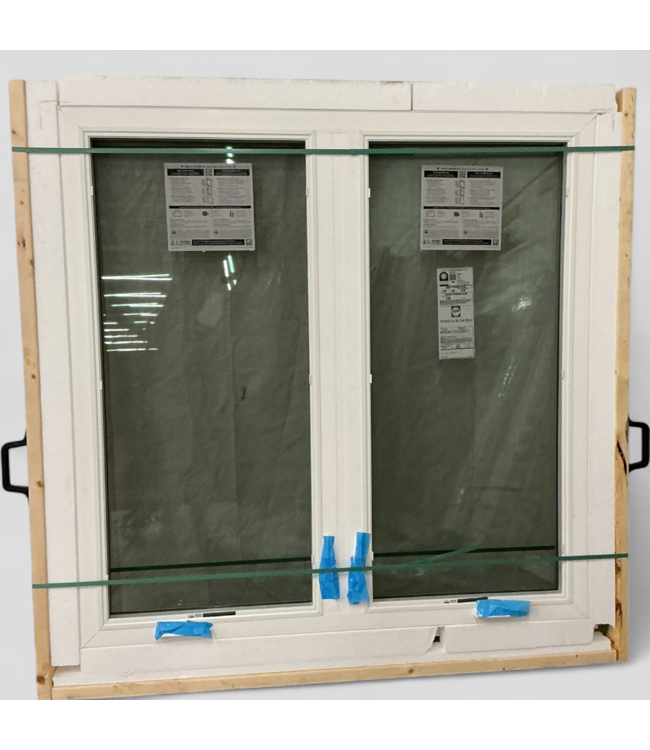 47223 Pella Casement Two Wide W/Lip Frame 56"W x 56"H