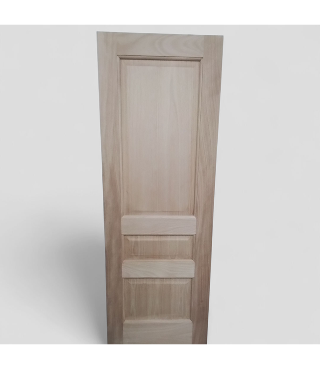 47226 Mahogany 3-Panel Square Top Door - 28 x 80 x 1.75