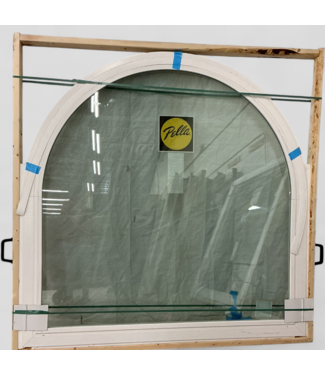 47228 Pella Fixed Arch Top Window W/Lip Frame 65.5"W x 64"H