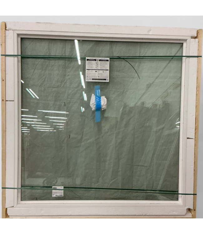 47229 Pella Vinyl Fixed Window W/Lip Frame 65.75"W x 65.75"H