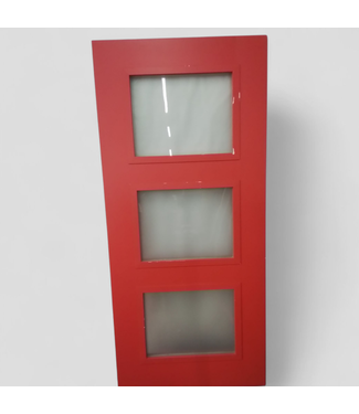 47232 Jeld-Wen Steel Full-Lite 3-Panel Exterior Door 36"W