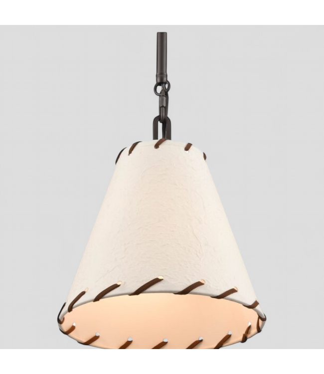 47247 Allen+Roth Sevierville 1-Light Bronze Pendant Light