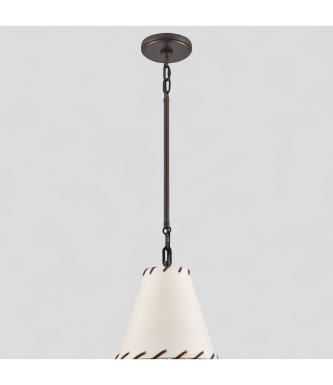 47247 Allen+Roth Sevierville 1-Light Bronze Pendant Light