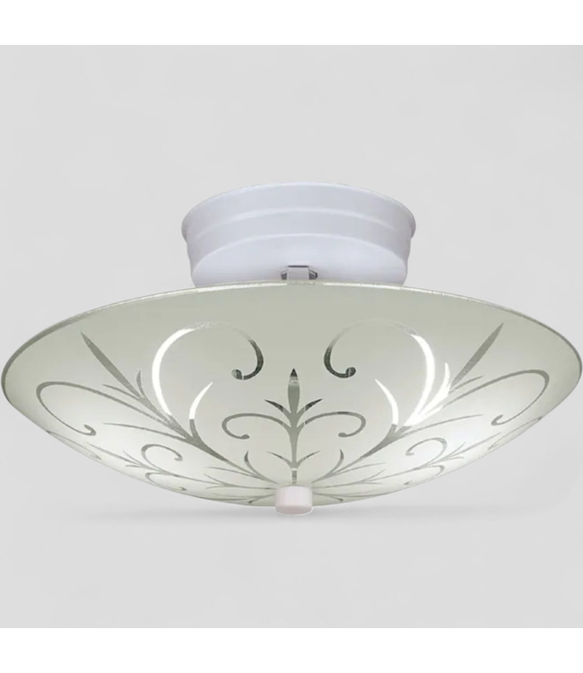 47253 Project Source 1 -Light White Semi Flush Mount Light