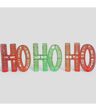 47279 Holiday Wonderland LED  "HO-HO-HO" Yard Decor