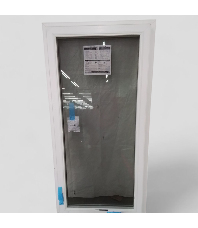 47281 Pella White Vinyl Crank Out Window 18"W x 54"H