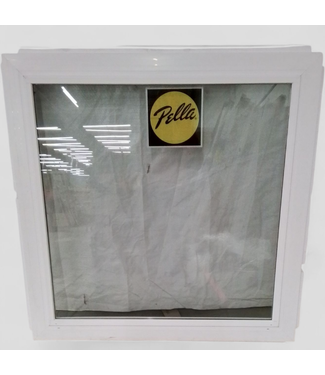 47283 Pella White Vinyl Fixed Window 44"W x 44"H