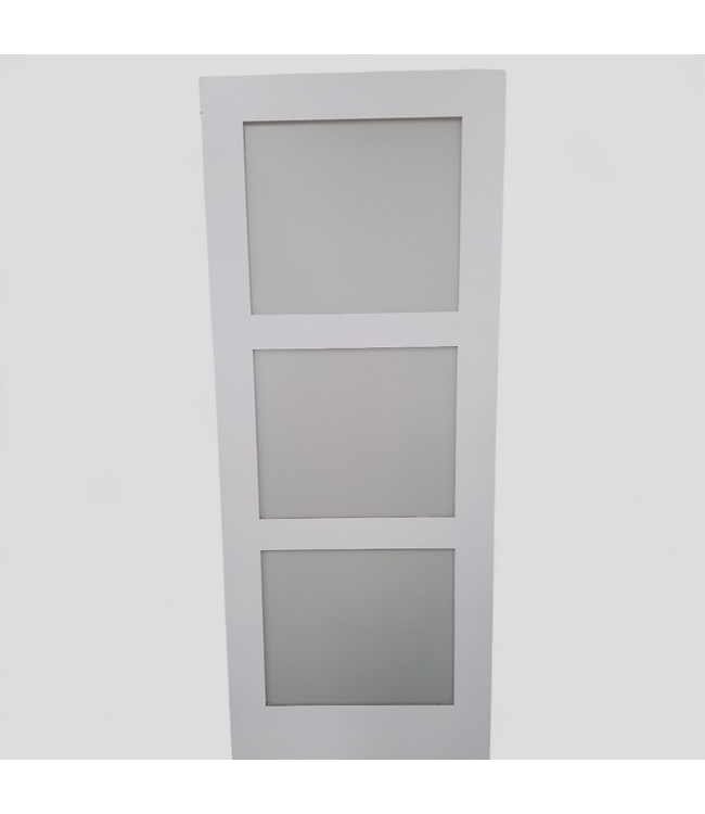 47306 3-Panel Frosted Glass Interior Door 32"W x 80"H