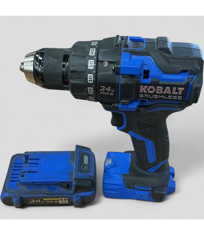 47331 Kobalt 24-V Brushless Drill/Driver 1/2" w/Battery